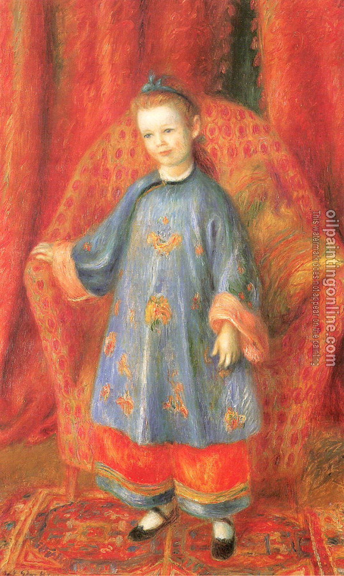 William James Glackens - Lenna,the Artist Daughter,in a Chinese Costume